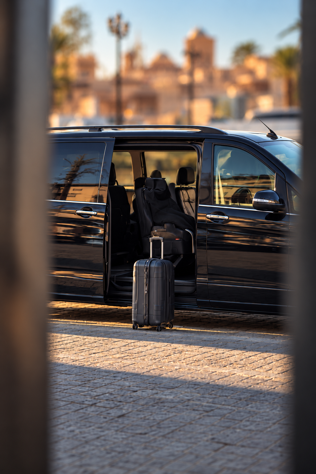 Apex Mercedes V-Class ready for an international transfer